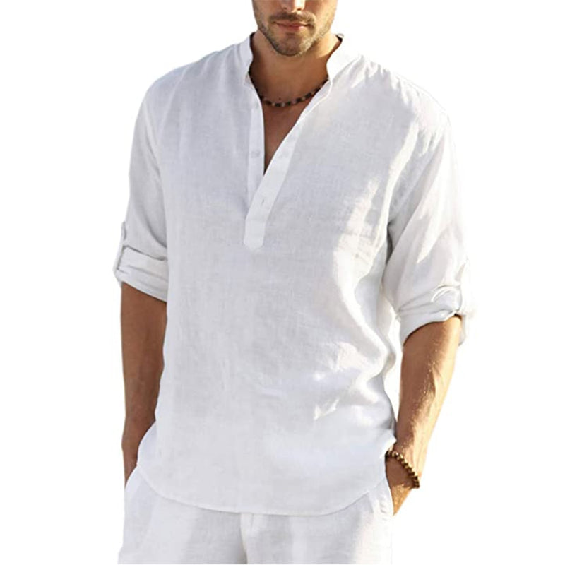 Camisa Masculina Casual  Manga Longa