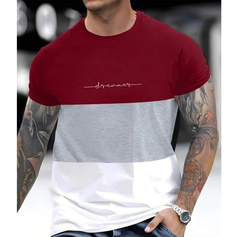 Camiseta Boss Dimensional: Estilo Urbano com Listras