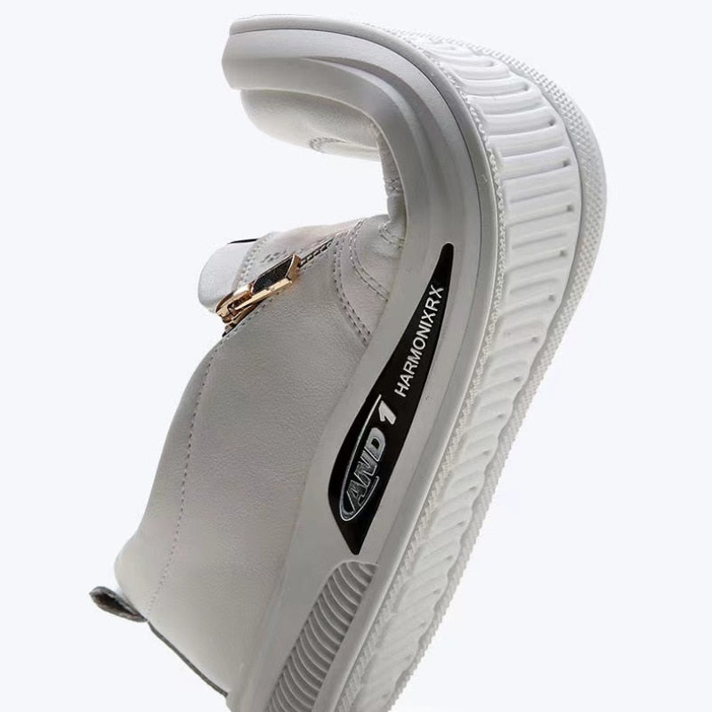 Boss Elite Luxe - Mocassins Urbanos ZIP de Couro Masculino